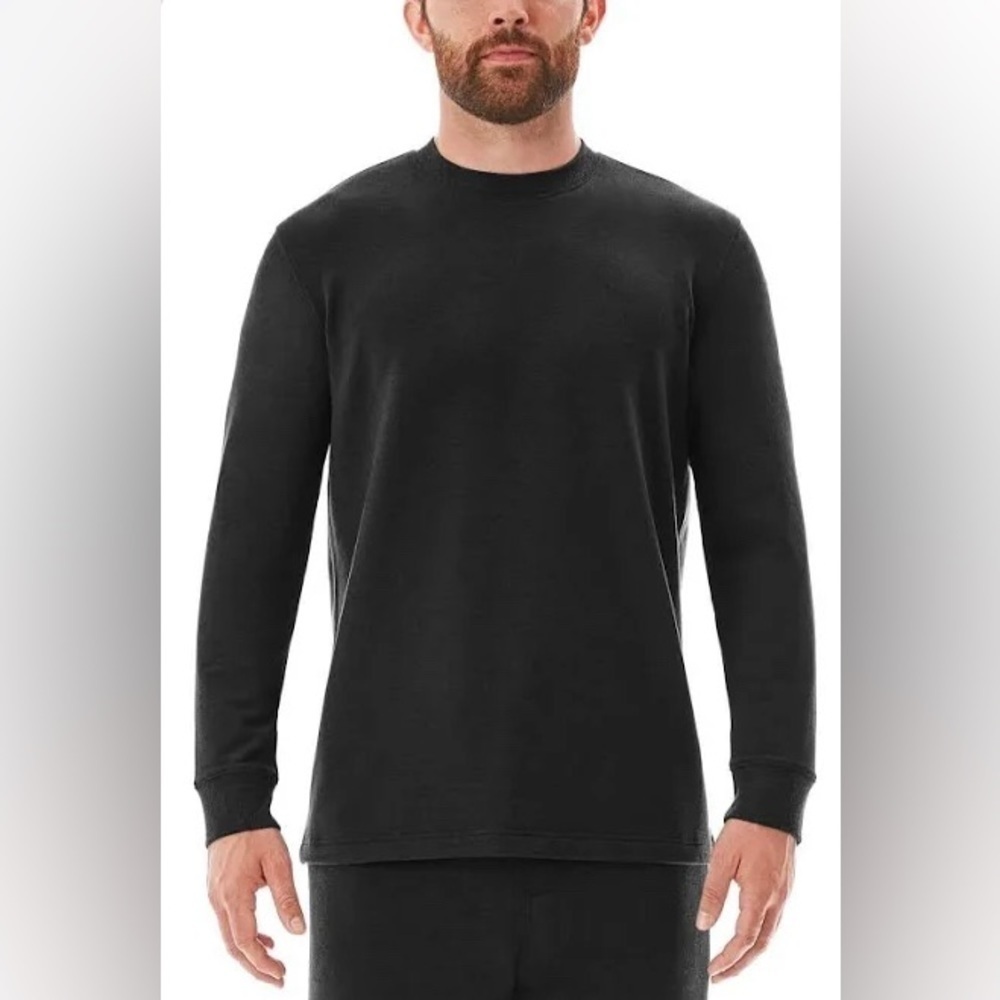 MEMBER'S Mark Men's Long Sleeve French Terry Lounge Tee Shirt - M